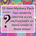 L 12 Pack: Racerback Bras Girls' Multi-Item Pack of Random Print Racerback or Cami Training Bras Tops