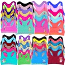 M 6 Pack: Racerback Bras Girls' Multi-Item Pack of Random Print Racerback or Cami Training Bras Tops