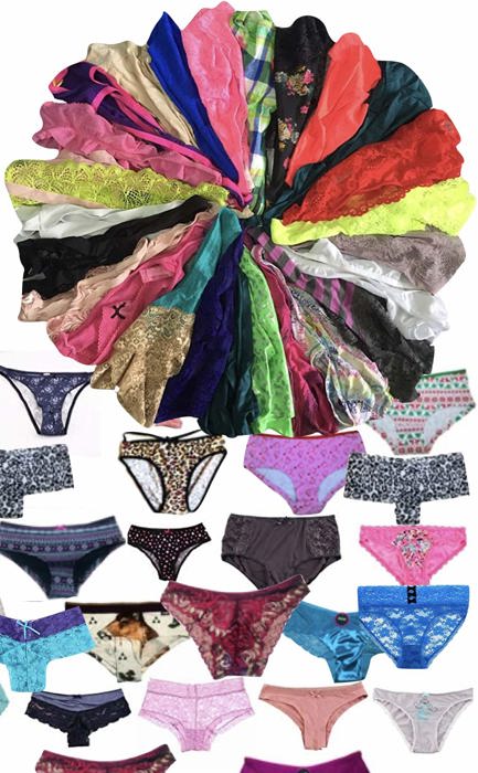 Women's Multi-Item Pack of Randomly Assorted Print Panties - Bikinis, Briefs, or Thongs