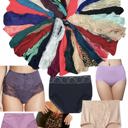 Medium 6 Pack: Briefs Women's Multi-Item Pack of Randomly Assorted Print Panties - Bikinis, Briefs, or Thongs