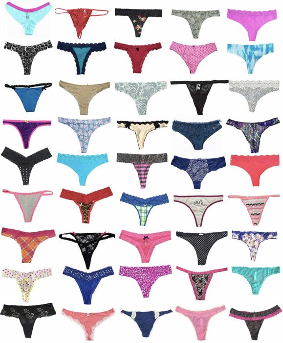 Women's Multi-Item Pack of Randomly Assorted Print Panties - Bikinis, Briefs, or Thongs