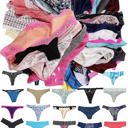 Medium 6 Pack: Thongs Women's Multi-Item Pack of Randomly Assorted Print Panties - Bikinis, Briefs, or Thongs