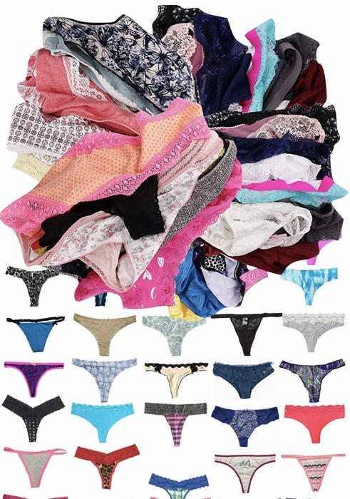 Women's Multi-Item Pack of Randomly Assorted Print Panties - Bikinis, Briefs, or Thongs