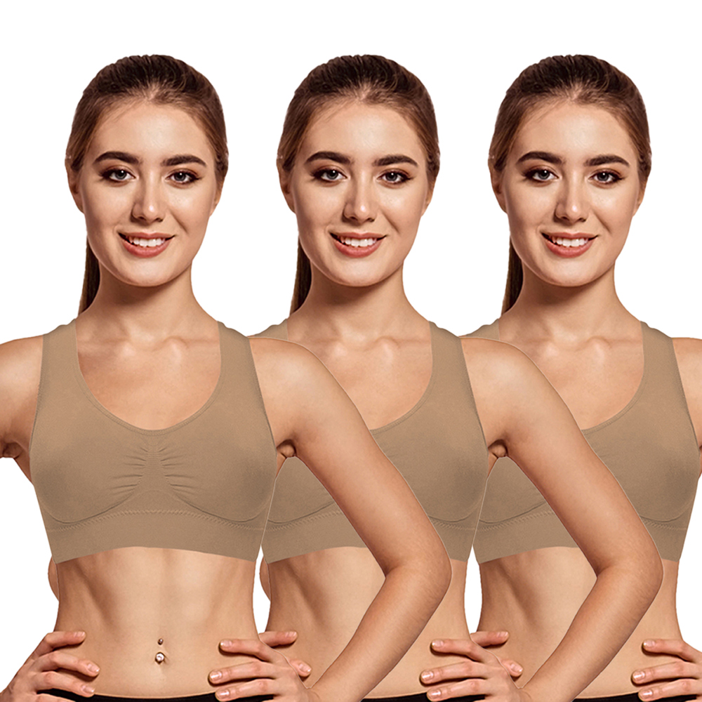 Seamless Total Comfort Bra (3-Pack)