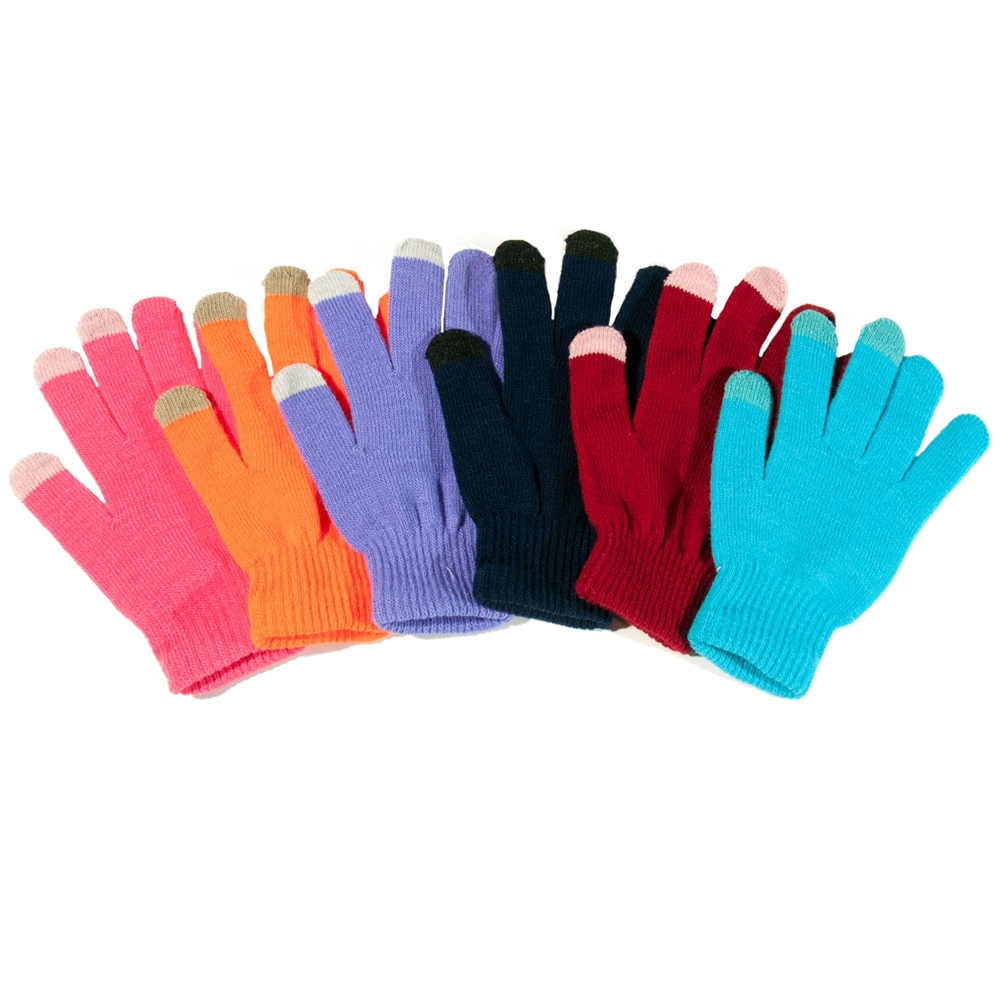 6 Pairs : Unisex Touchscreen Ultra-Soft & Comfy Gloves