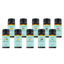  10-Pack: Fruity Fragrance Premium Aromatherapy Essential Oils Set for Diffusers & Candle / Soap Making