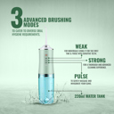  Professional Cordless Rechargeable 3 Modes Water Flosser Dental Oral Irrigator, Braces Cleaner