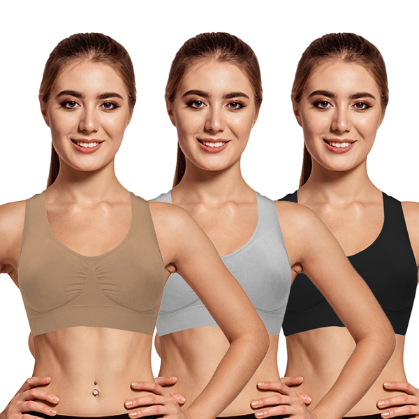 Seamless Total Comfort Bra (3-Pack)