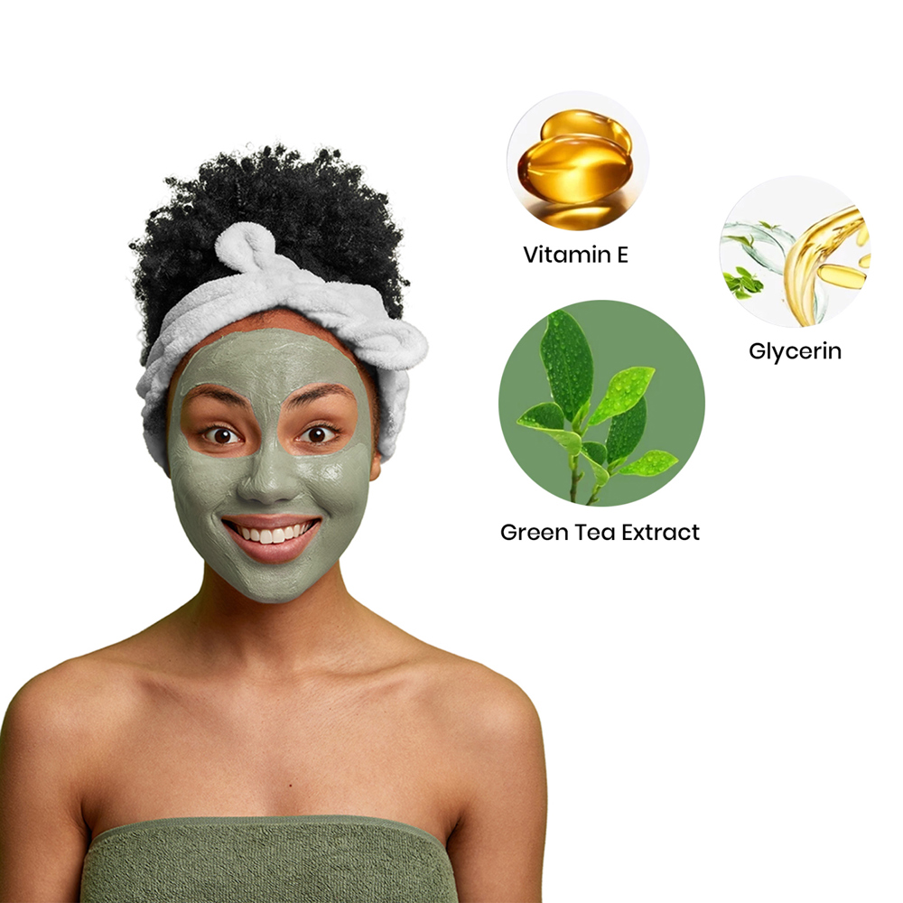 2-Pack: Green Tea Purifying Clay Mask Stick Facial Deep Cleansing Blackhead And Acne Remover