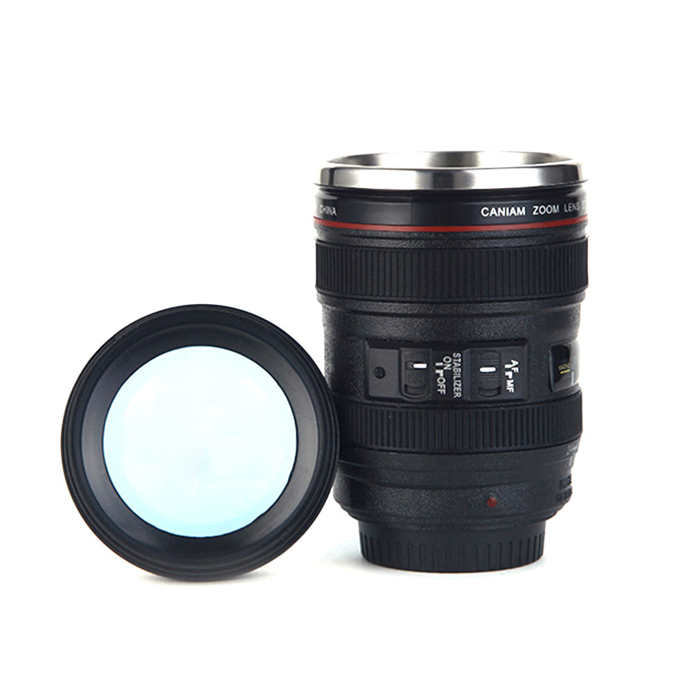 3-Pack: Mini Camera Lens Shot Glass Coffee Mug