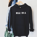 Small Black Mama Lightning Bolt Hoodie