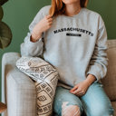 Small Sport Grey  United States Name & Slogan Sweatshirt