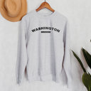 Small Sport Grey  United States Name & Slogan Sweatshirt