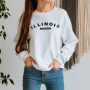 Small White  United States Name & Slogan Sweatshirt