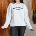 Small White  United States Name & Slogan Sweatshirt