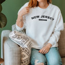 Small White  United States Name & Slogan Sweatshirt