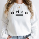 Small White  United States Name & Slogan Sweatshirt