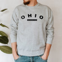 Large Sport Grey  United States Name & Slogan Sweatshirt