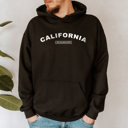 Small Black  United States Name & Slogan Hoodie