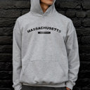 Small Sport Grey  United States Name & Slogan Hoodie