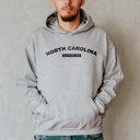 Small Sport Grey  United States Name & Slogan Hoodie