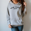 Small Sport Grey  United States Name & Slogan Hoodie