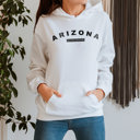 Medium White  United States Name & Slogan Hoodie