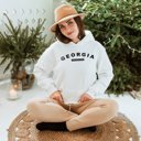 Medium White  United States Name & Slogan Hoodie