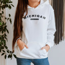 Medium White  United States Name & Slogan Hoodie