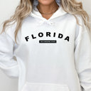 Large White  United States Name & Slogan Hoodie