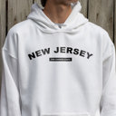 Large White  United States Name & Slogan Hoodie