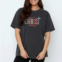 XL Pepper Christian Christmas T-Shirt Comfort Colors 1717 | Garment Dyed Heavyweight Faith T-Shirt | Jesus Holiday