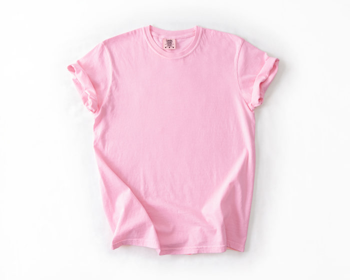 Garment-Dyed Heavyweight Plain Short Sleeve T-Shirt Unisex 1717 Blank Vintage washed Tees