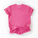 XXXL Crunchberry Garment-Dyed Heavyweight Plain Short Sleeve T-Shirt Unisex 1717 Blank Vintage washed Tees