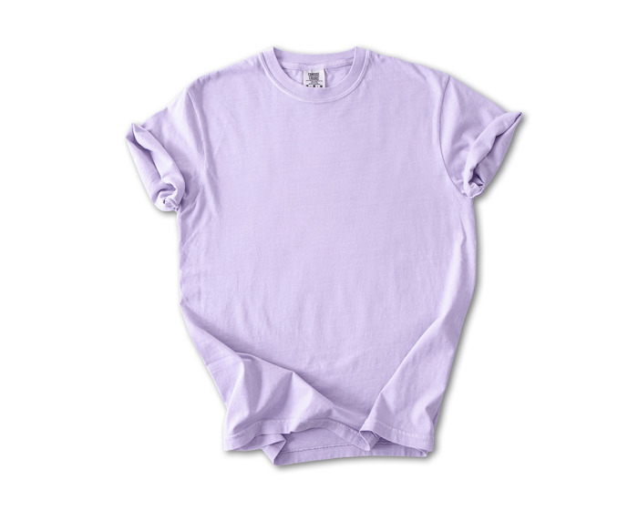 Garment-Dyed Heavyweight Plain Short Sleeve T-Shirt Unisex 1717 Blank Vintage washed Tees