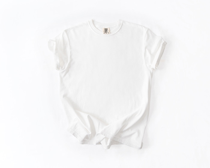 Garment-Dyed Heavyweight Plain Short Sleeve T-Shirt Unisex 1717 Blank Vintage washed Tees