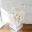 Clear Bag (+3.00) Holy White Assorted Flower Balloon Bouquet White Box