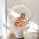  Light Champagne Assorted Flower Balloon Bouquet White Box