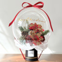  Christmas Red Assorted Flower Balloon Bouquet Black Box