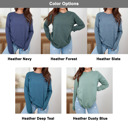  Bella Canvas 3501 CVC Long Sleeve T-Shirt | Unisex Plain Tee | Heather Colors S-2XL