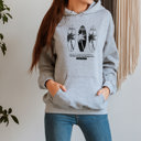 Small Sport Grey California Beach Three Surf Boards Hoodie