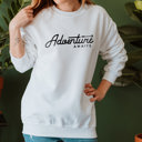 Small White Adventure Awaits Sweatshirt