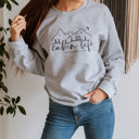 Small Sport Grey Cabin Life Is The Best Life Sweatshirt