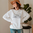 Small White Cabin Life Is The Best Life Sweatshirt