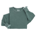  Premium Comfort Colors 1566 Sweatshirt | Unisex Garment-Dyed Vintage Crewneck | Cozy Blank Pullover