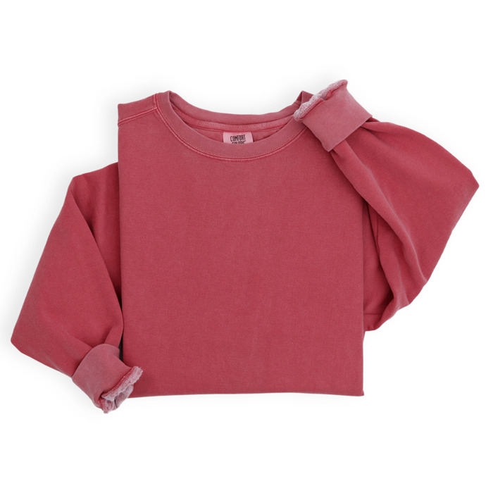 Premium Comfort Colors 1566 Sweatshirt | Unisex Garment-Dyed Vintage Crewneck | Cozy Blank Pullover