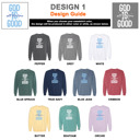  Christian Comfort Colors Sweatshirt 1566 | Faith Inspired Jesus Quote Graphic Crewneck | Gift