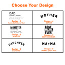  Family Sweatshirt Mom, Dad, Daughter, Mama, Mother, Father Gifts