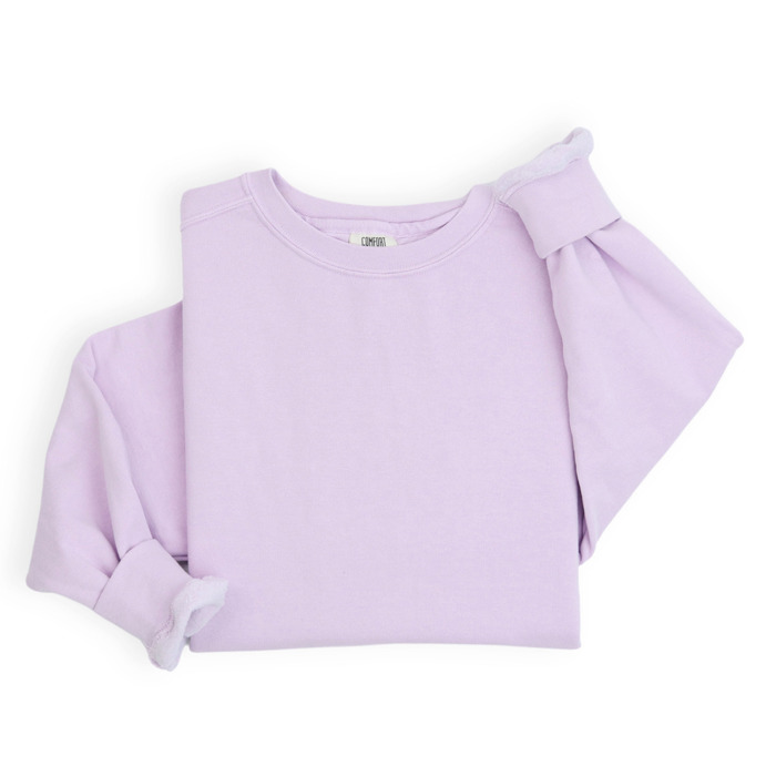 Premium Comfort Colors 1566 Sweatshirt | Unisex Garment-Dyed Vintage Crewneck | Cozy Blank Pullover