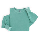 Small Seafoam Premium Comfort Colors 1566 Sweatshirt | Unisex Garment-Dyed Vintage Crewneck | Cozy Blank Pullover
